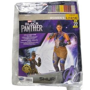 Marvel Black Panther Shuri Halloween Cosplay Costume Women's Size Large